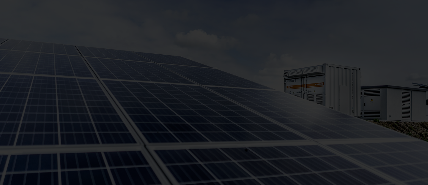 Solar panel installation background